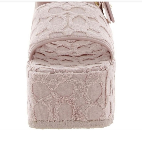 Coach Noelle Terry Cloth Platform NEW - Picture 2 of 15